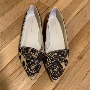 Sophia Webster print calf flats